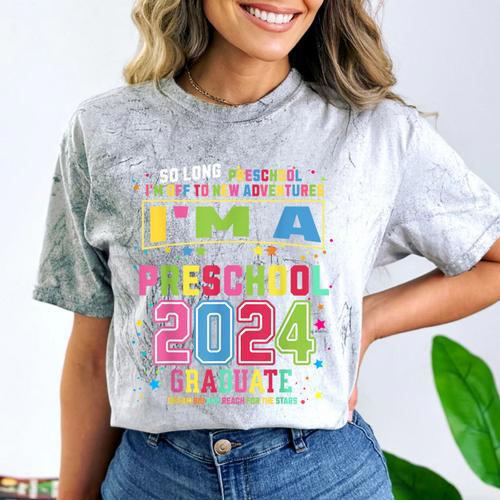 Pre School Graduation Idea For Kids & Preschool Graduation Comfort Color Blast T-Shirt - Best Gift Smart