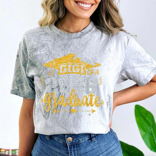 Proud Gigi Of A 2026 Graduate Grad Senior Graduation Comfort Color Blast T-Shirt - Best Gift Smart