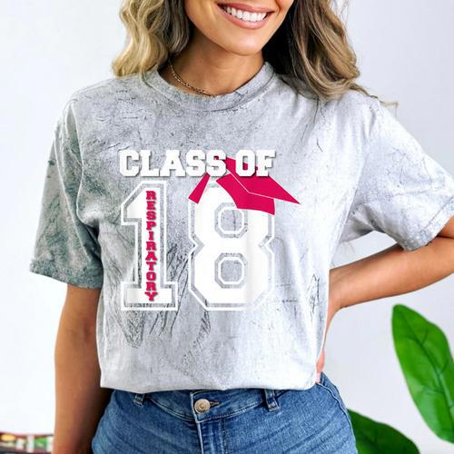 Respiratory Therapist Graduation Class Of 2018 Women RT Comfort Color Blast T-Shirt - Best Gift Smart