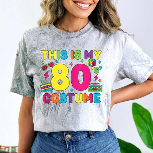 Retro 80's Costume 80s Nostalgia Party Comfort Color Blast T-Shirt - Figerry