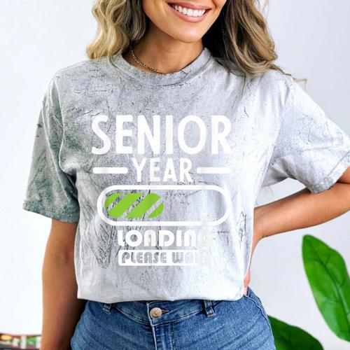 Senior Year Loading Please Wait Graduation Comfort Color Blast T-Shirt - Best Gift Smart