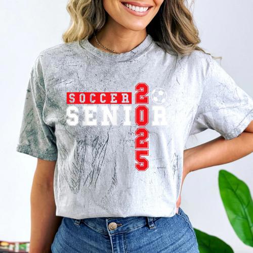Soccer Senior Night Soccer Senior 2025 Graduation 5 Comfort Color Blast T-Shirt - Best Gift Smart