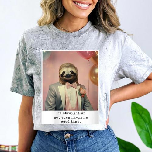 Social Anxiety Not Having A Good Time Socializing Introvert Comfort Color Blast T-Shirt - Raresse