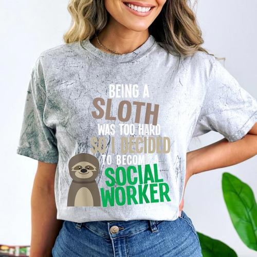 Social Work Student Masters Degree Graduation Comfort Color Blast T-Shirt - Best Gift Smart