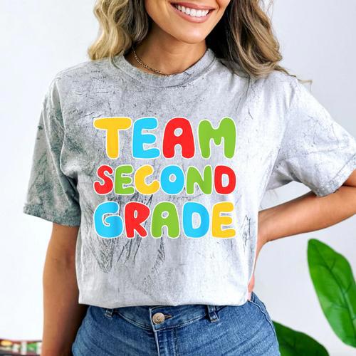 Team Second Grade Shirt 2nd Grade Back To School Graduation Comfort Color Blast T-Shirt - Best Gift Smart