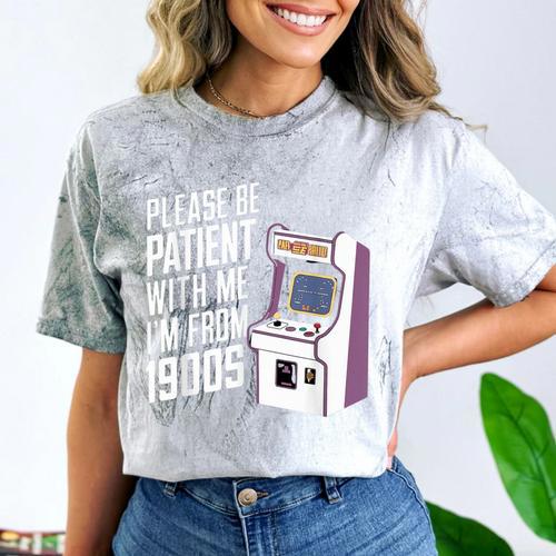 Vintage Gaming Please Be Patient With Me I'm From The 1900s Comfort Color Blast T-Shirt - Figerry