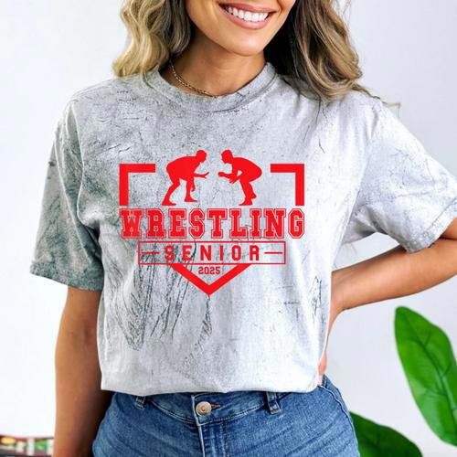 Wrestling Senior Night Wrestling Senior 2025 Graduation 11 Comfort Color Blast T-Shirt - Best Gift Smart