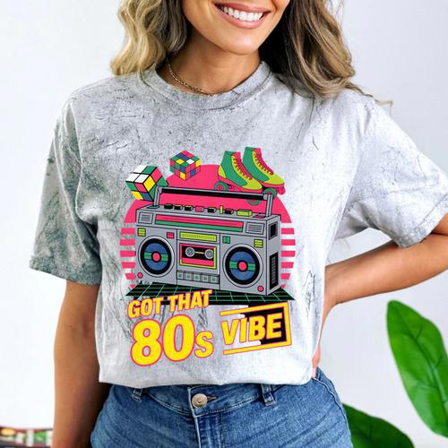 1980s 80s Reunion Nostalgia Memories Music School Grew Up Premium Tri-Blend Comfort Color Blast T-Shirt - Figerry