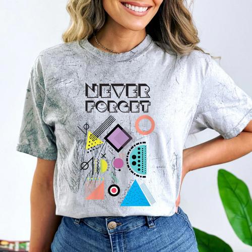 80s Nostalgia Never Forget Comfort Color Blast T-Shirt - Figerry