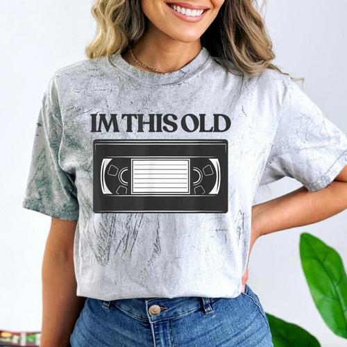 80s VHS Video Cassette Nostalgia Comfort Color Blast T-Shirt - Figerry
