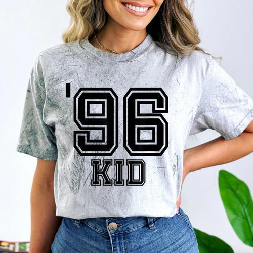 '96 Kid Perfect Vintage Retro Nostalgia Gear For Year 1996 Comfort Color Blast T-Shirt - Figerry