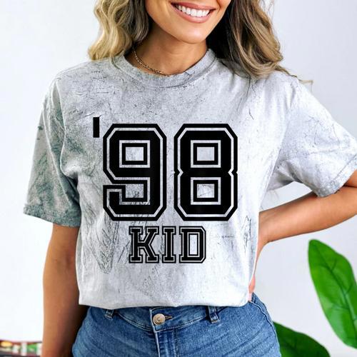 '98 Kid Perfect Vintage Retro Nostalgia Gear For Year 1998 Comfort Color Blast T-Shirt - Figerry
