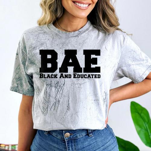 BAE And Educated Black History Month Graduation Comfort Color Blast T-Shirt - Best Gift Smart