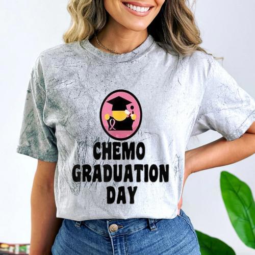 Chemo Graduation Day Victory Support Shirt Comfort Color Blast T-Shirt - Best Gift Smart
