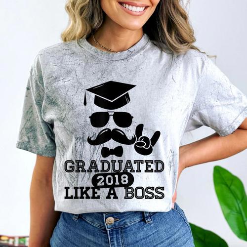 College High School Graduation Grad 2018 Shirt Comfort Color Blast T-Shirt - Best Gift Smart