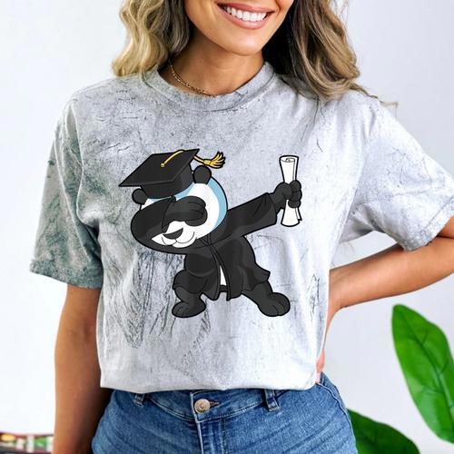 Dabbing Panda Bear Graduation Senior 2019 Shirt Comfort Color Blast T-Shirt - Best Gift Smart