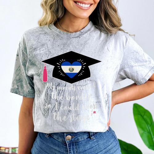 El Salvador Pride Graduation 2019 Tshirt Premium Tri-Blend Comfort Color Blast T-Shirt - Best Gift Smart