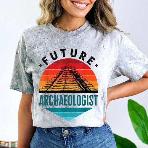 Future Archaeologist Pyramid Archaeology Student Graduation Comfort Color Blast T-Shirt - Best Gift Smart