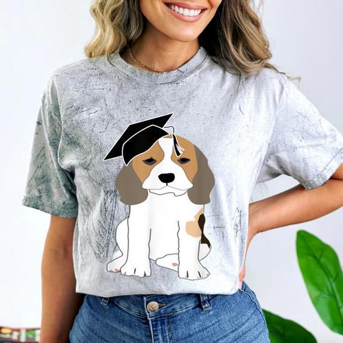 Graduation Beagle Dog 2017 Graduate Graduation Tee Comfort Color Blast T-Shirt - Best Gift Smart