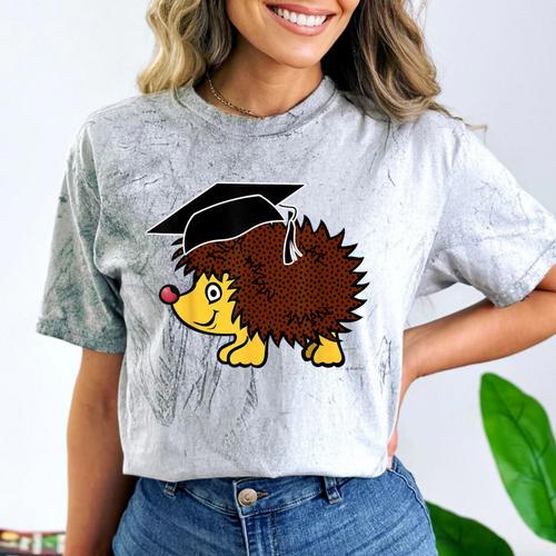 Graduation Hedgehog 2017 Graduate Graduation T-Shirt Comfort Color Blast T-Shirt - Best Gift Smart