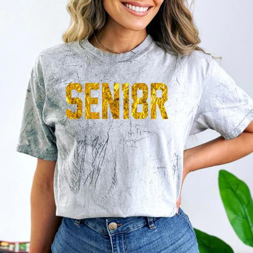 Graduation Party SEN18R Senior 2018 High School T-Shirt Comfort Color Blast T-Shirt - Best Gift Smart