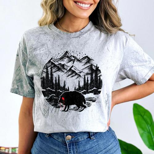 Monster Squonk In Forest Folklore Cryptid Introvert Comfort Color Blast T-Shirt - Raresse