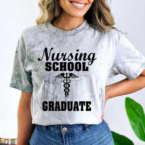 Nursing School Graduate Nurse Graduation Medical T-Shirt Comfort Color Blast T-Shirt - Best Gift Smart