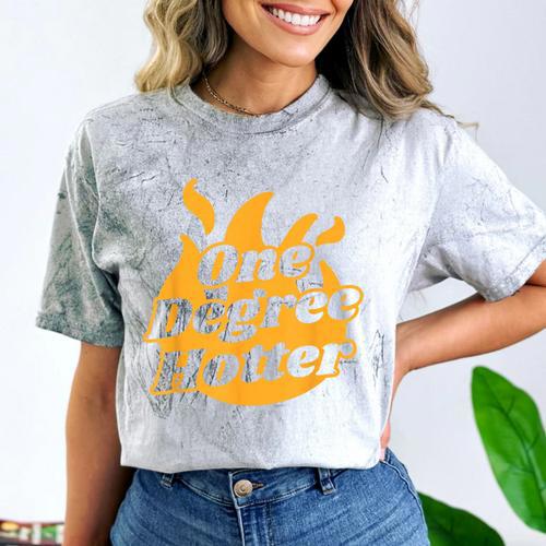 One Degree Hotter Graduation Ceremony Celebration Comfort Color Blast T-Shirt - Best Gift Smart