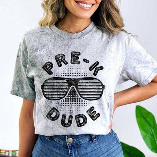 Pre-K Dude Shirt Boy Girl Graduation Back To School Comfort Color Blast T-Shirt - Best Gift Smart