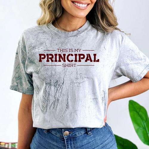 This Is My Principal Shirt Graduation T-Shirt Comfort Color Blast T-Shirt - Best Gift Smart