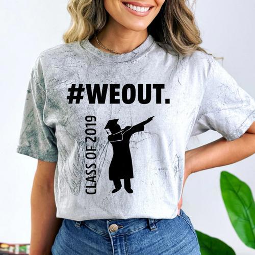 Senior 2019 Grad College High School Graduation Comfort Color Blast T-Shirt - Best Gift Smart