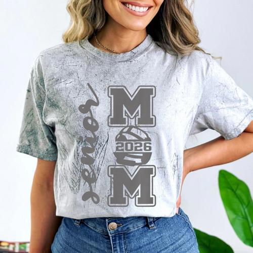 Senior Mom 2026 Wrestling Athlete Proud Parent Graduation Comfort Color Blast T-Shirt - Best Gift Smart