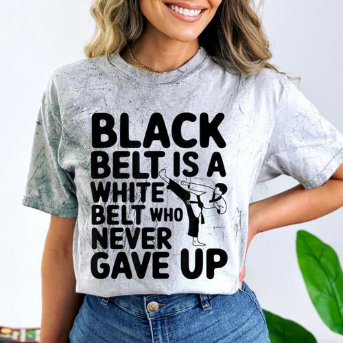 Taekwondo Belt Club Graduation Comfort Color Blast T-Shirt - Best Gift Smart
