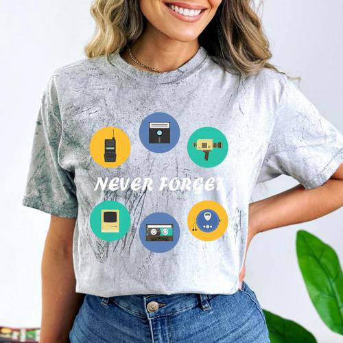 Throwback Thursday Never Forget Nostalgia 80's Retro Premium Tri-Blend T-Shirt Comfort Color Blast T-Shirt - Figerry