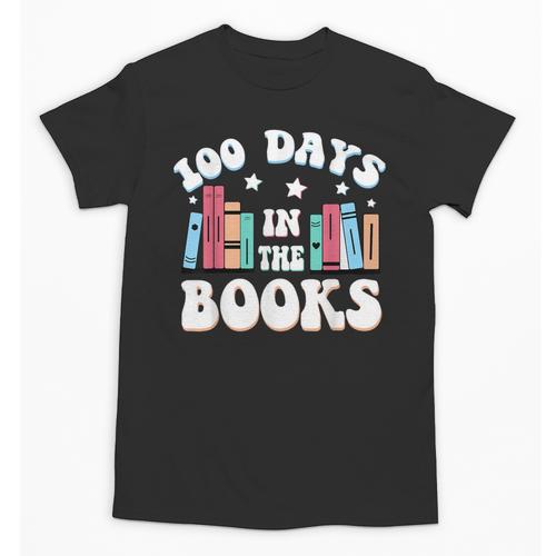 100 Days In The Books School Reading Celebration Unisex T-Shirt - Bookorys UK
