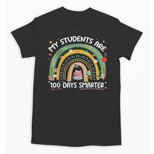 100th Day Of School Teachers Students Women Floral Books Unisex T-Shirt - Bookorys DE