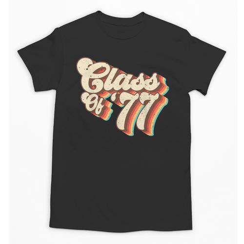 1977 Class Reunion Retro Class Of 77 High School Graduation Unisex T-Shirt - Best Gift Smart