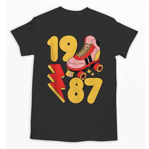 1987 Retro Roller Skate Vintage 80s Nostalgia Collector Unisex T-Shirt - Figerry