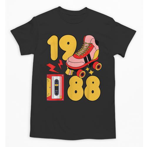 1988 Retro Raised On 80s Music Old School Nostalgia Punk Unisex T-Shirt - Figerry