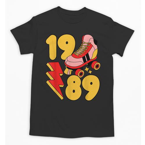 1989 Retro Roller Skate Vintage 80s Nostalgia Collector Unisex T-Shirt - Figerry