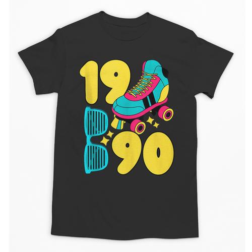 1990 Retro Raised In The 90s Old School Nostalgia Vibes Unisex T-Shirt - Figerry