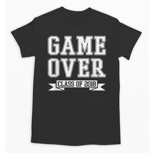 2018 Game Over College High School Graduation Senior Shirt Unisex T-Shirt - Best Gift Smart