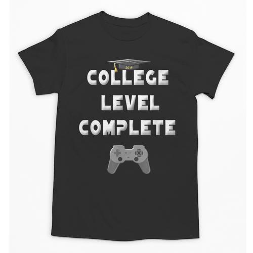 2019 College Level Complete Gamer Graduation Shirts Unisex T-Shirt - Best Gift Smart