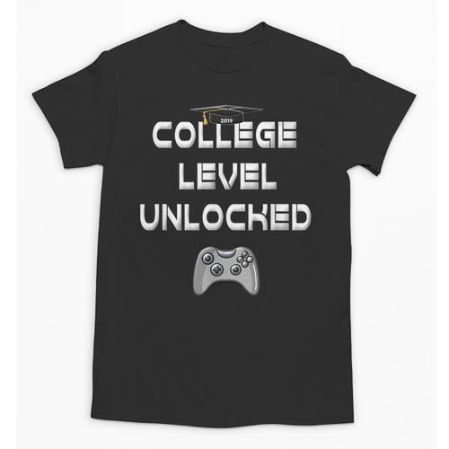 2019 High School Graduation College Level Unlocked Tee Unisex T-Shirt - Best Gift Smart