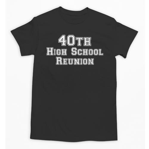 40th High School Reunion Class Of Graduation Year Unisex T-Shirt - Best Gift Smart