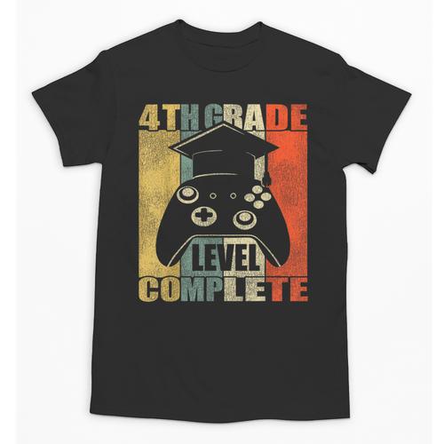4th Grade Level Complete Gamer Class Of 2023 Graduation Unisex T-Shirt - Best Gift Smart