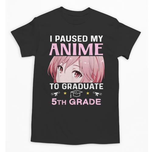 5th Grade Graduation Anime 2025 Graduate Elementary Girls Unisex T-Shirt - Best Gift Smart
