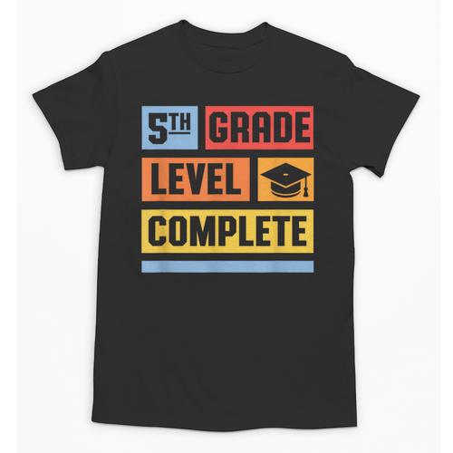 5th Grade Level Complete Shirt Graduation Last Day Of School Unisex T-Shirt - Best Gift Smart