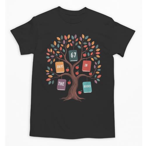 67 Days In The Books Reading Teacher 67th Day Of School Unisex T-Shirt - Bookorys