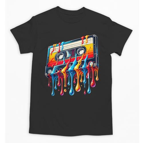 80s 90s Retro Party Costume Nostalgia Cassette Unisex T-Shirt - Figerry